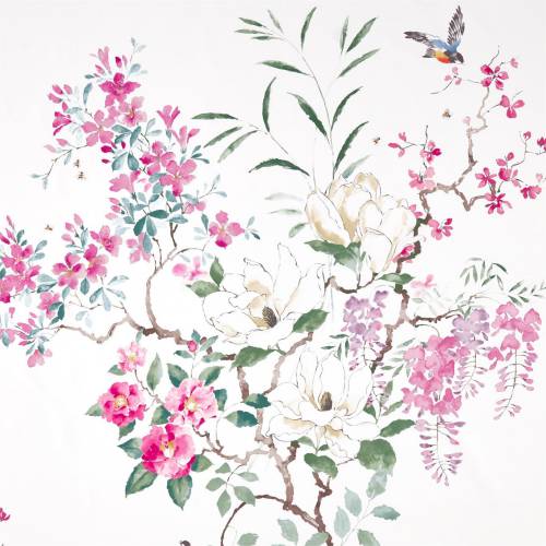 500-x-500cm-Sanderson Magnolia & Blossom 226292 - £52.00